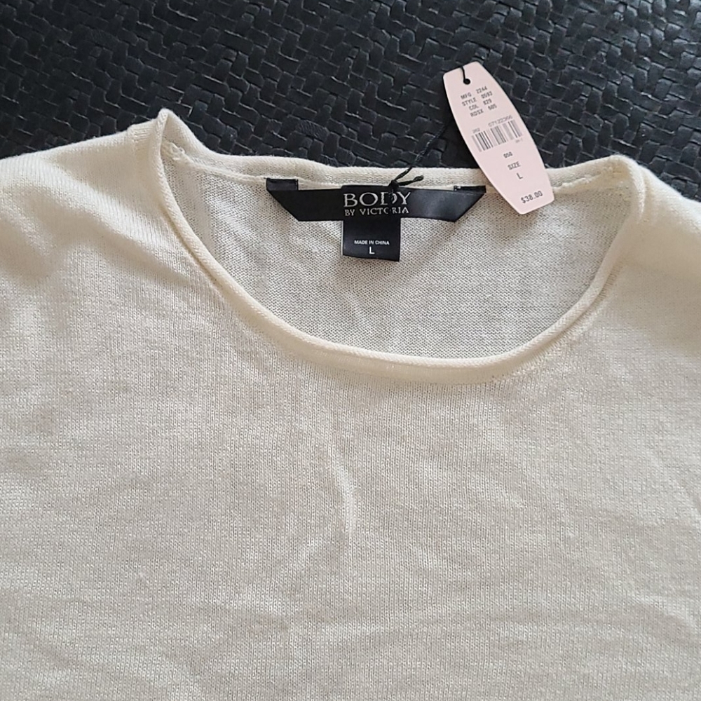 VS Knit Short Sleeve Victoria's Secret NWT